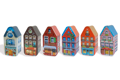 Small houses (per 6 in assortment) | SHOU/ASS | 120x58x58mm | min. 90 pc. 